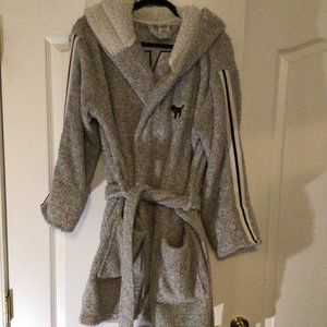 PINK Victoria's Secret Plush Varsity Robe